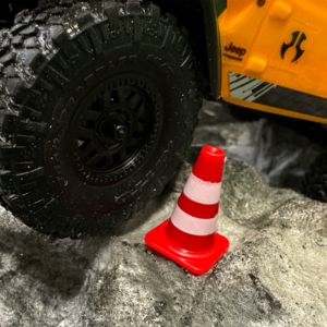 RC crawler gate marker cone for mini crawler course 1/24 scale